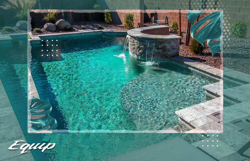 The allure of the small pool rock waterfalls for your pool